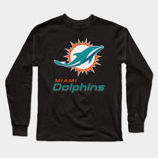 Miami Dolphins Football Dolphins Long Sleeve T-Shirt